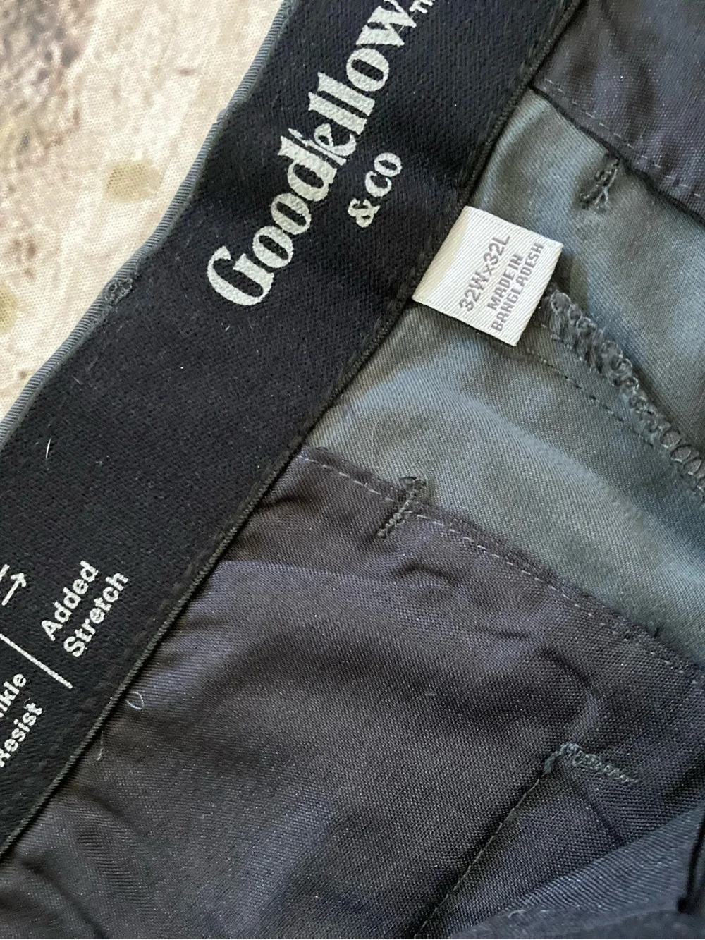 NWOT Goodfellow men’s grey Hennepin straight leg pants size 32 x 32